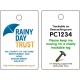 Rainy Day Trust Traveller Tags (NEW)